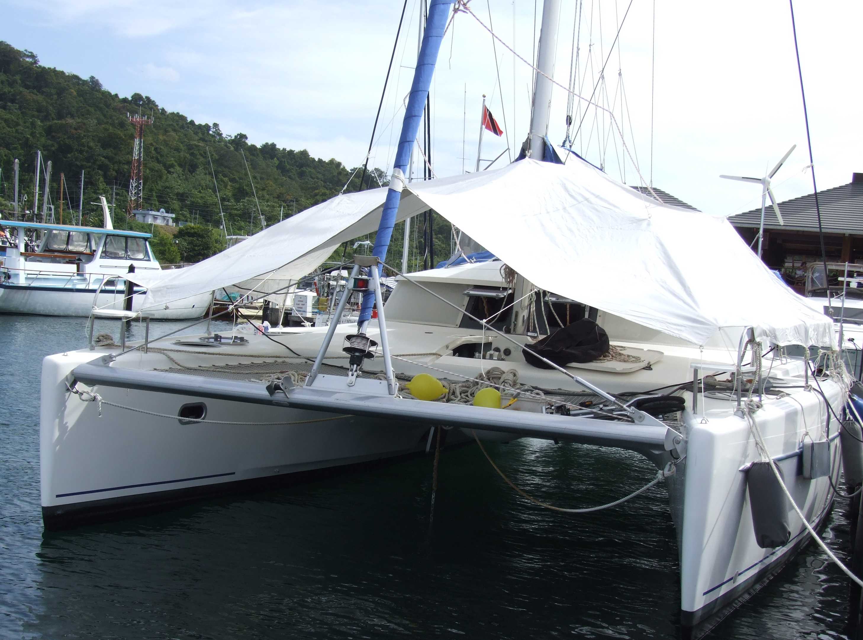 Used Sail Catamaran for Sale 2000 Belize 43 Boat Highlights